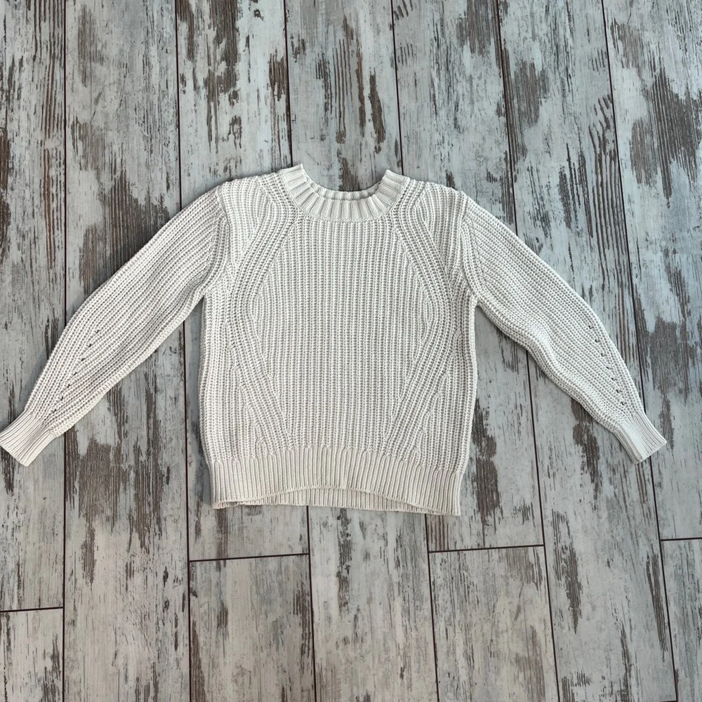 Everlane Textured Cotton Crewneck Sweater - Size XS - Picture 4 of 16